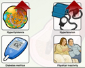 Heart disease - modifiable risk factor types
